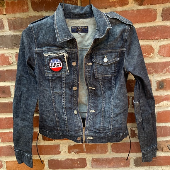 Juicy Couture Jean Jacket Small - Picture 1 of 8
